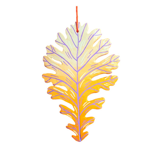 Leaf - yellow and purple